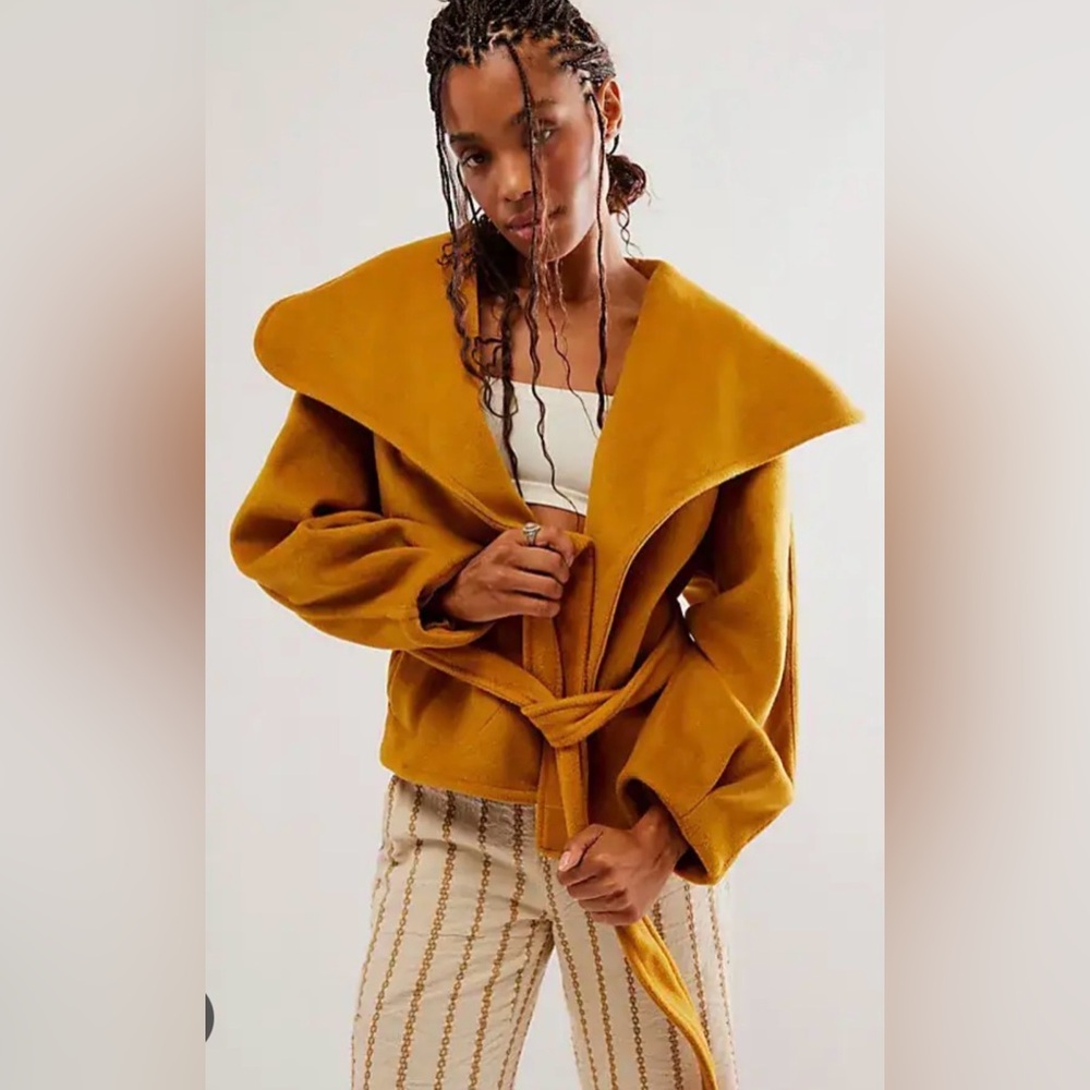 NWOT Free People Mina Jacket in Narcissus size medium